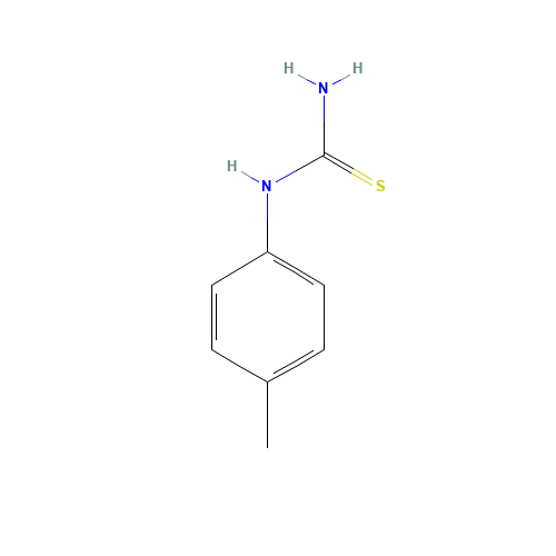 622-52-6 4-METHYLPHENYLTHIOUREA chemical structure