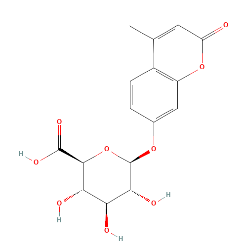 6160-80-1 4-Methylumbelliferyl-beta-D-glucuronide chemical structure
