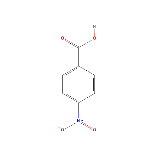62-23-7 p-Nitrobenzoic acid chemical structure