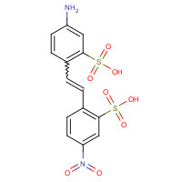 119-72-2 4-Nitro-4'-aminostilbene-2,2'-disulfonic acid chemical structure