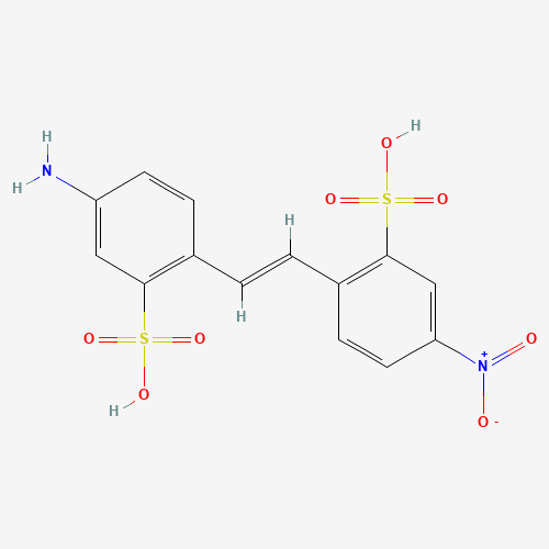 119-72-2 4-Nitro-4'-aminostilbene-2,2'-disulfonic acid chemical structure