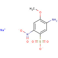 59312-73-1 sodium 5-amino-4-methoxy-2-nitrobenzenesulphonate chemical structure