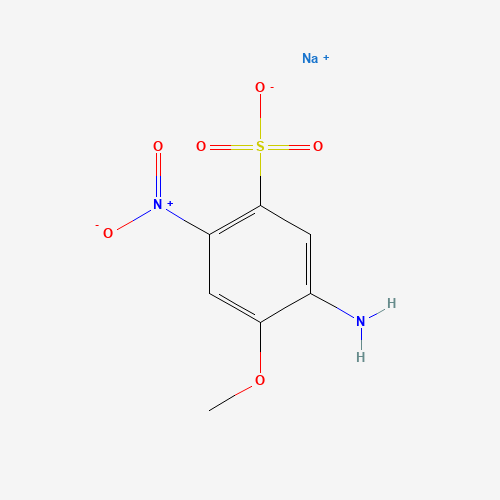 59312-73-1 sodium 5-amino-4-methoxy-2-nitrobenzenesulphonate chemical structure