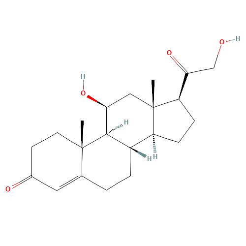 50-22-6 CORTICOSTERONE chemical structure