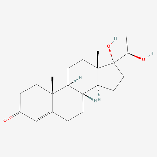 1662-06-2 17ALPHA,20BETA-DIHYDROXY-4-PREGNEN-3-ONE chemical structure