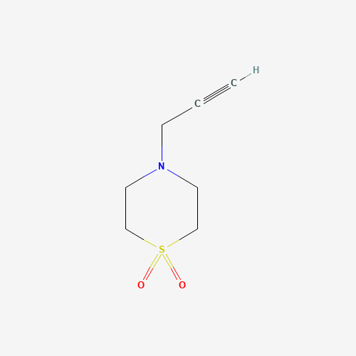 10442-03-2 4-PROPARGYLTHIOMORPHOLINE 1,1-DIOXIDE chemical structure