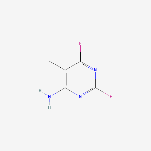 18260-66-7 2,6-DIFLUORO-5-METHYLPYRIMIDIN-4-YLAMINE chemical structure