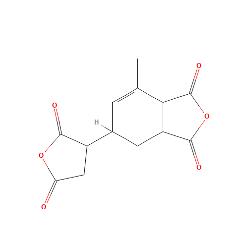73003-90-4 5-(2,5-DIOXOTETRAHYDROFURYL)-3-METHYL-3-CYCLOHEXENE-1,2-DICARBOXYLIC ANHYDRIDE chemical structure