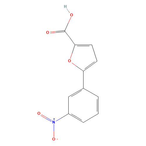 13130-13-7 5-(3-NITRO-PHENYL)-FURAN-2-CARBOXYLIC ACID chemical structure