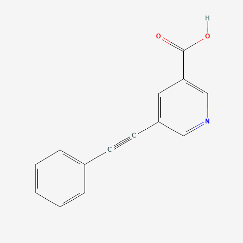 175203-69-7 5-(2-PHENYLETH-1-YNYL)NICOTINIC ACID chemical structure