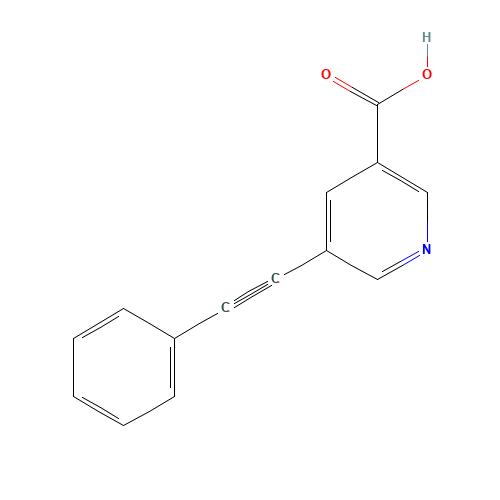 175203-69-7 5-(2-PHENYLETH-1-YNYL)NICOTINIC ACID chemical structure