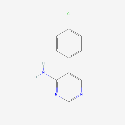 35202-25-6 5-(4-CHLOROPHENYL)PYRIMIDIN-4-AMINE chemical structure