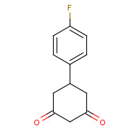 55579-72-1 5-(4-FLUOROPHENYL)CYCLOHEXANE-1,3-DIONE chemical structure