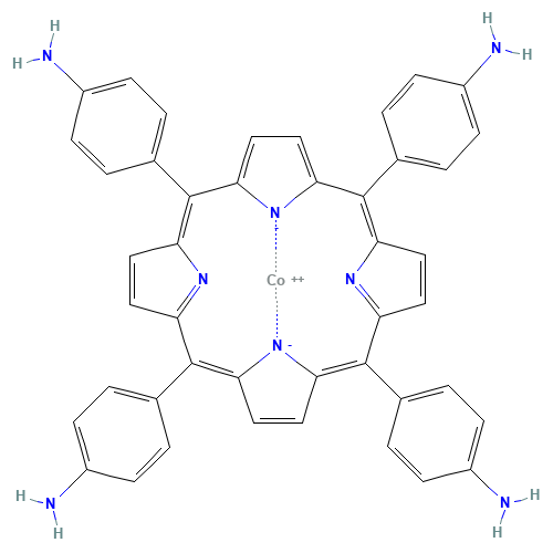 67201-98-3 5,10,15,20-Tetrakis-(4-aminophenyl)-porphyrin-Co-(II) chemical structure