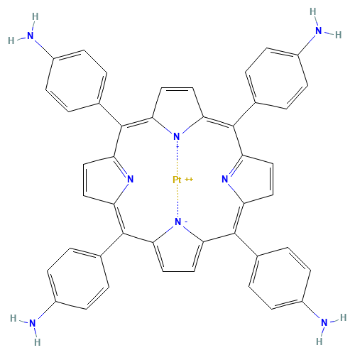 146423-68-9 5,10,15,20-Tetrakis-(4-aminophenyl)-porphyrin-Pt-(II) chemical structure