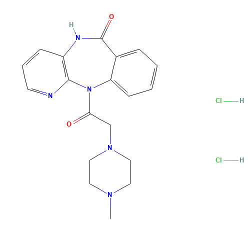 29868-97-1 Pirenzepine hydrochloride chemical structure