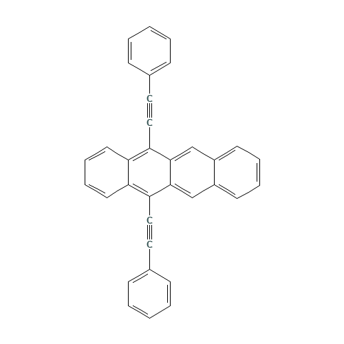 18826-29-4 5 12-BIS(PHENYLETHYNYL)NAPHTHACENE  TEC chemical structure