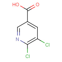 41667-95-2 5,6-Dichloronicotinic acid chemical structure