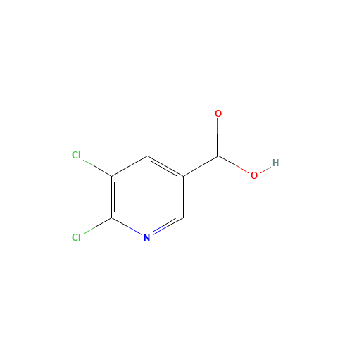 41667-95-2 5,6-Dichloronicotinic acid chemical structure