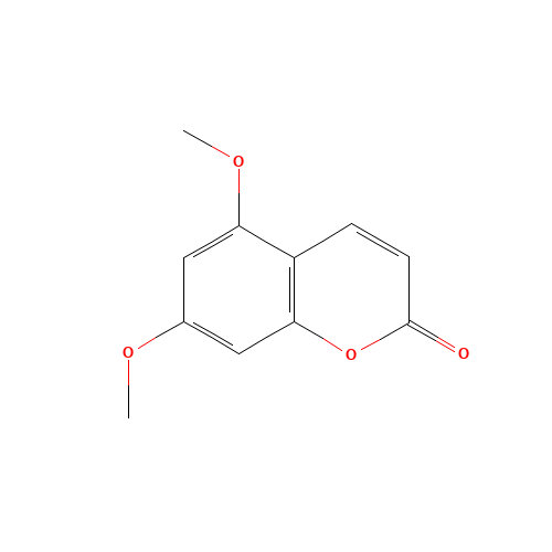 487-06-9 5,7-Dimethoxycoumarin chemical structure