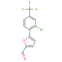 306936-04-9 5-[2-CHLORO-4-(TRIFLUOROMETHYL)PHENYL]-2-FURALDEHYDE chemical structure