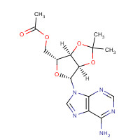 15888-38-7 5'-ACETYL-2',3'-ISOPROPYLIDENEADENOSINE chemical structure