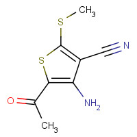 116171-01-8 5-ACETYL-4-AMINO-2-(METHYLTHIO)THIOPHENE-3-CARBONITRILE chemical structure