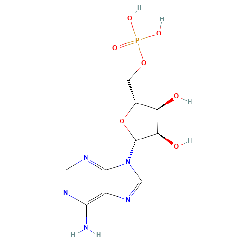 61-19-8 Adenosine 5'-monophosphate chemical structure