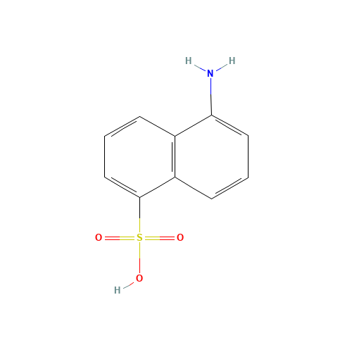 84-89-9 5-Amino-1-naphthalenesulfonic acid chemical structure