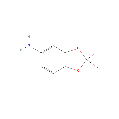 1544-85-0 2,2-Difluoro-5-aminobenzodioxole chemical structure