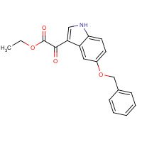 75238-44-7 5-BENZYLOXYINDOLE-3-GLYOXYLIC ACID ETHYL ESTER chemical structure