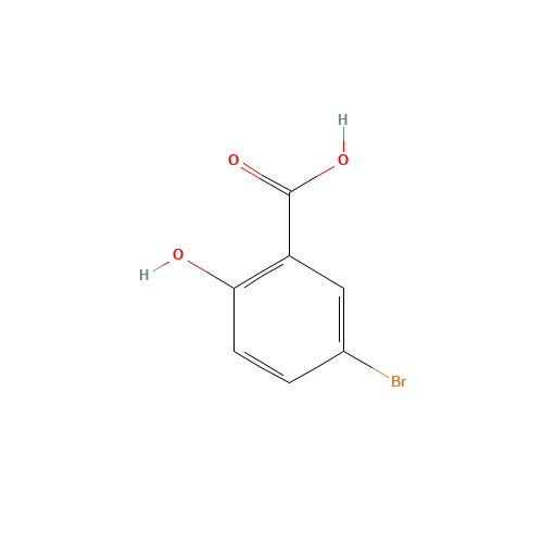 89-55-4 5-Bromosalicylic acid chemical structure