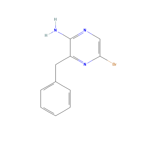 174680-55-8 2-AMINO-3-(PHENYLMETHYL)-5-BROMOPYRAZINE chemical structure