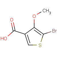 162848-23-9 5-BROMO-4-METHOXYTHIOPHENE-3-CARBOXYLIC ACID chemical structure