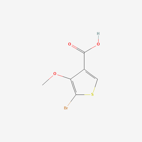 162848-23-9 5-BROMO-4-METHOXYTHIOPHENE-3-CARBOXYLIC ACID chemical structure