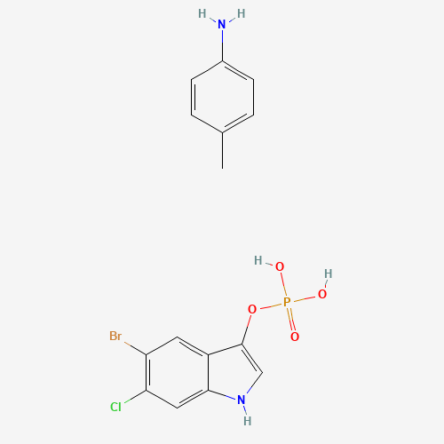 6769-80-8 5-BROMO-6-CHLORO-3-INDOLYL PHOSPHATE P-TOLUIDINE SALT chemical structure