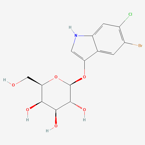93863-88-8 5-Bromo-6-chloro-3-indolyl-beta-D-galactoside chemical structure