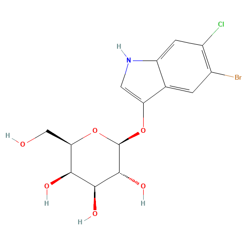 93863-88-8 5-Bromo-6-chloro-3-indolyl-beta-D-galactoside chemical structure