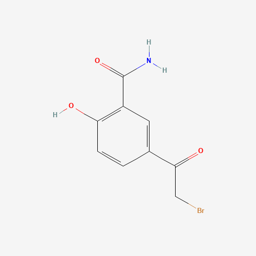 73866-23-6 5-Bromoacetyl salicylamide chemical structure