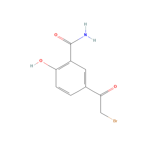 73866-23-6 5-Bromoacetyl salicylamide chemical structure