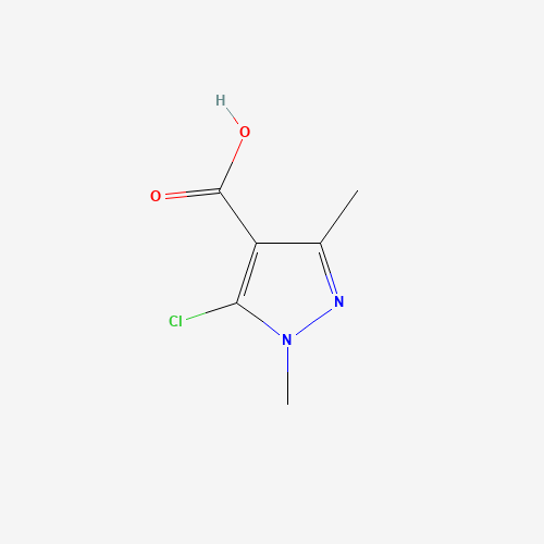 27006-82-2 5-CHLORO-1,3-DIMETHYL-1H-PYRAZOLE-4-CARBOXYLIC ACID chemical structure