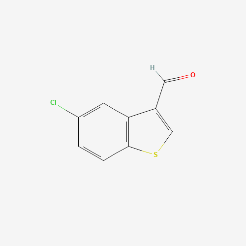 16296-68-7 5-CHLORO-1-BENZOTHIOPHENE-3-CARBALDEHYDE chemical structure