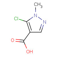 54367-66-7 5-CHLORO-1-METHYL-1H-PYRAZOLE-4-CARBOXYLIC ACID chemical structure