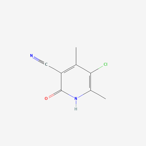 23819-92-3 5-CHLORO-2-HYDROXY-4,6-DIMETHYLNICOTINONITRILE chemical structure