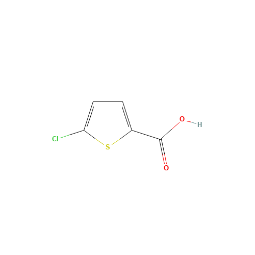 24065-33-6 5-CHLOROTHIOPHENE-2-CARBOXYLIC ACID chemical structure