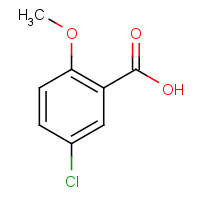3438-16-2 5-Chloro-2-methoxybenzoic acid chemical structure