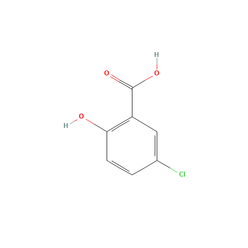 321-14-2 5-Chloro-2-hydroxybenzoic acid chemical structure
