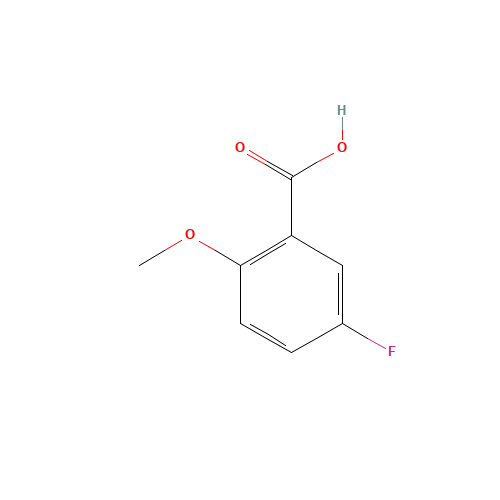 394-04-7 5-FLUORO-2-METHOXYBENZOIC ACID chemical structure