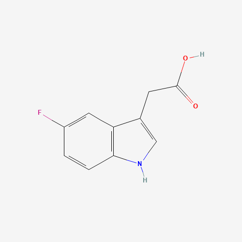 443-73-2 5-FLUOROINDOLE-3-ACETIC ACID chemical structure