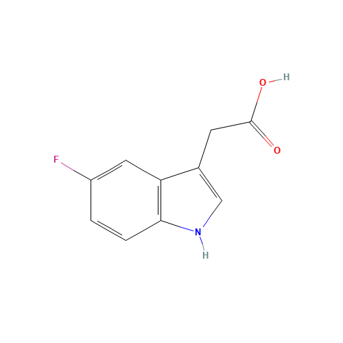 443-73-2 5-FLUOROINDOLE-3-ACETIC ACID chemical structure